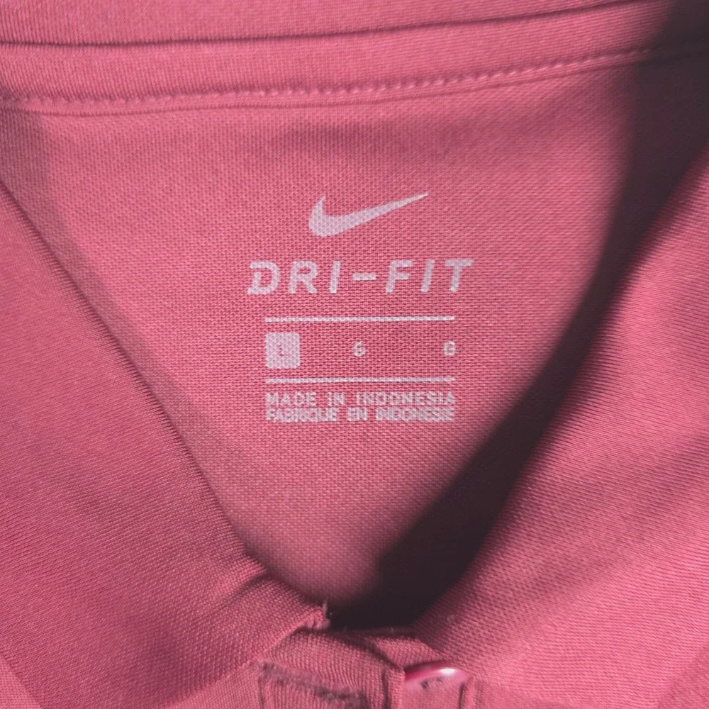 Nike Dri-FIT Womens Maroon Bulldogs Athletics Polo Shirt 908426-669 Size L NEW
